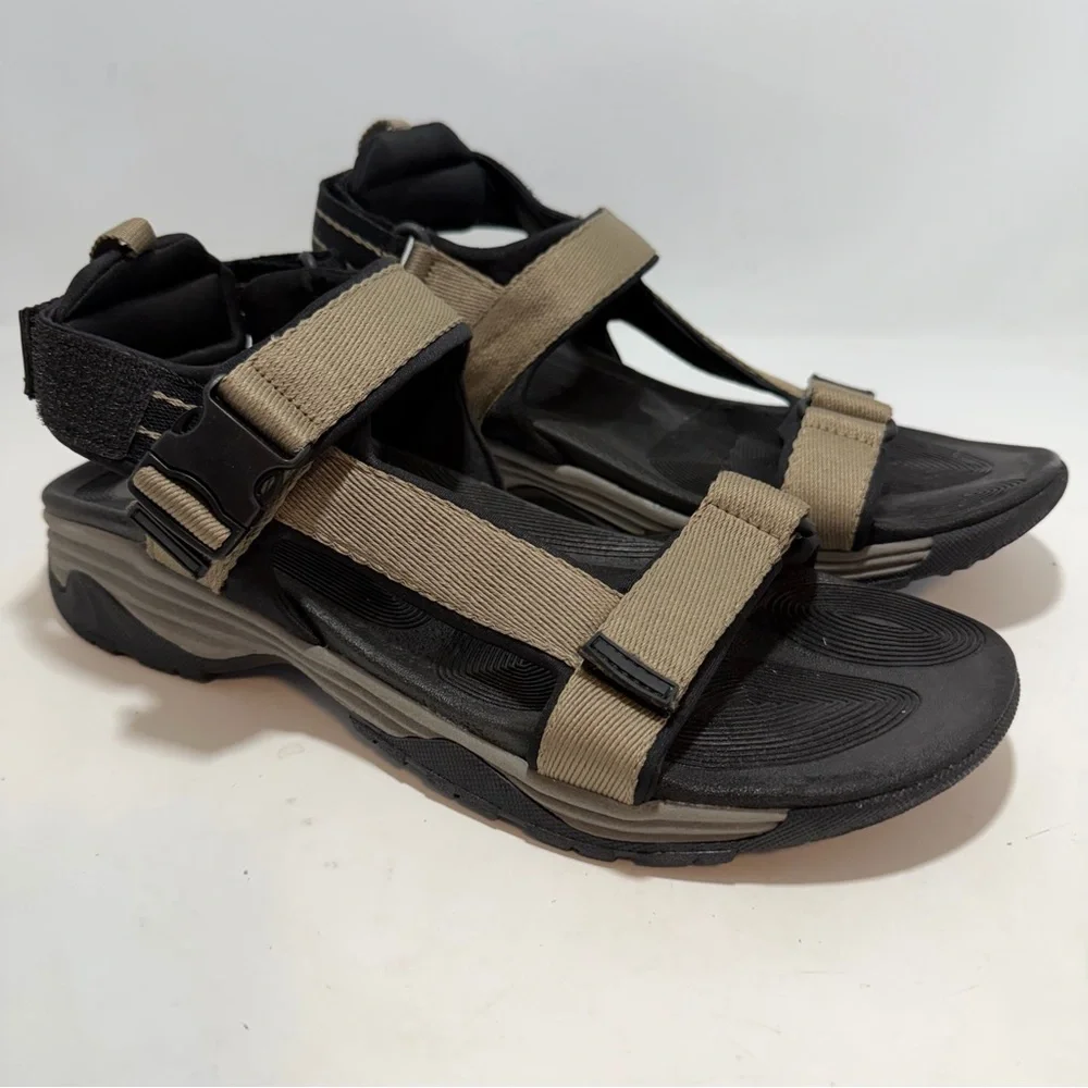 Dockers Bradley Sport Sandals Men’s Size 12M Tan Black Outdoor Comfort